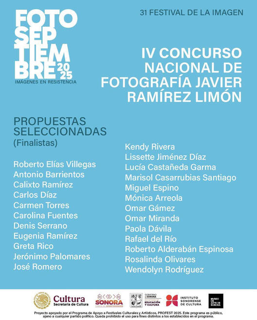 Cartel finalistas