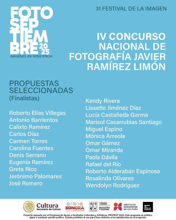 Cartel finalistas