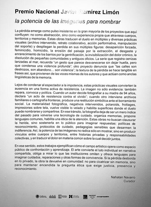 Texto de sala